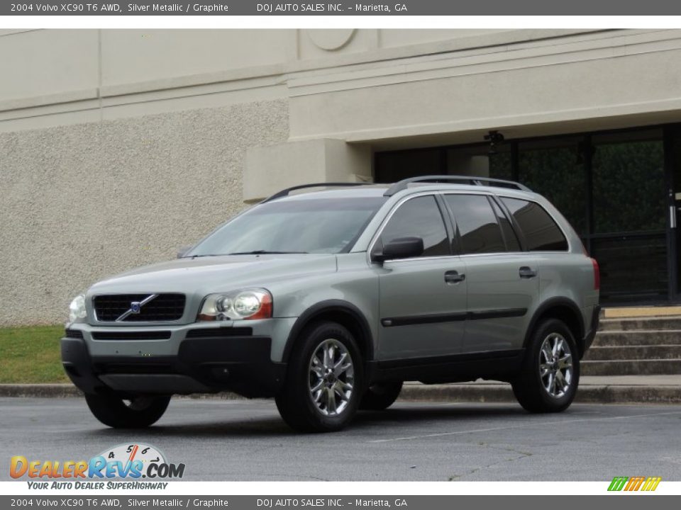 2004 Volvo XC90 T6 AWD Silver Metallic / Graphite Photo #5