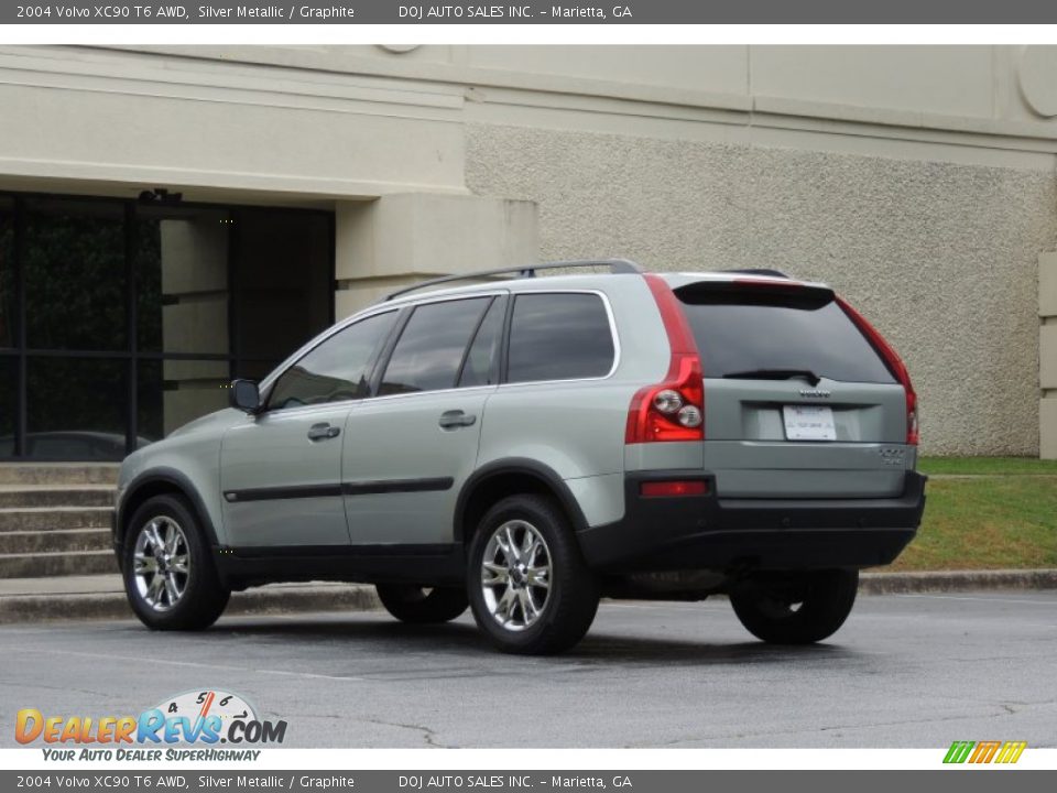 2004 Volvo XC90 T6 AWD Silver Metallic / Graphite Photo #7