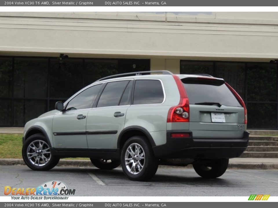2004 Volvo XC90 T6 AWD Silver Metallic / Graphite Photo #8