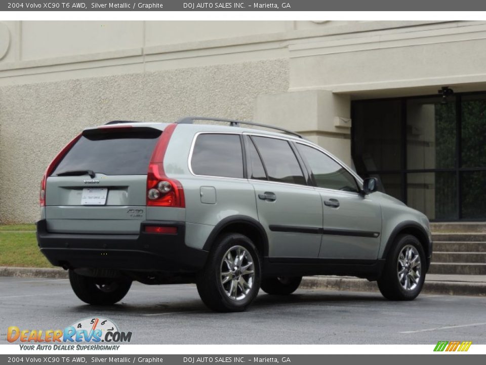 2004 Volvo XC90 T6 AWD Silver Metallic / Graphite Photo #10