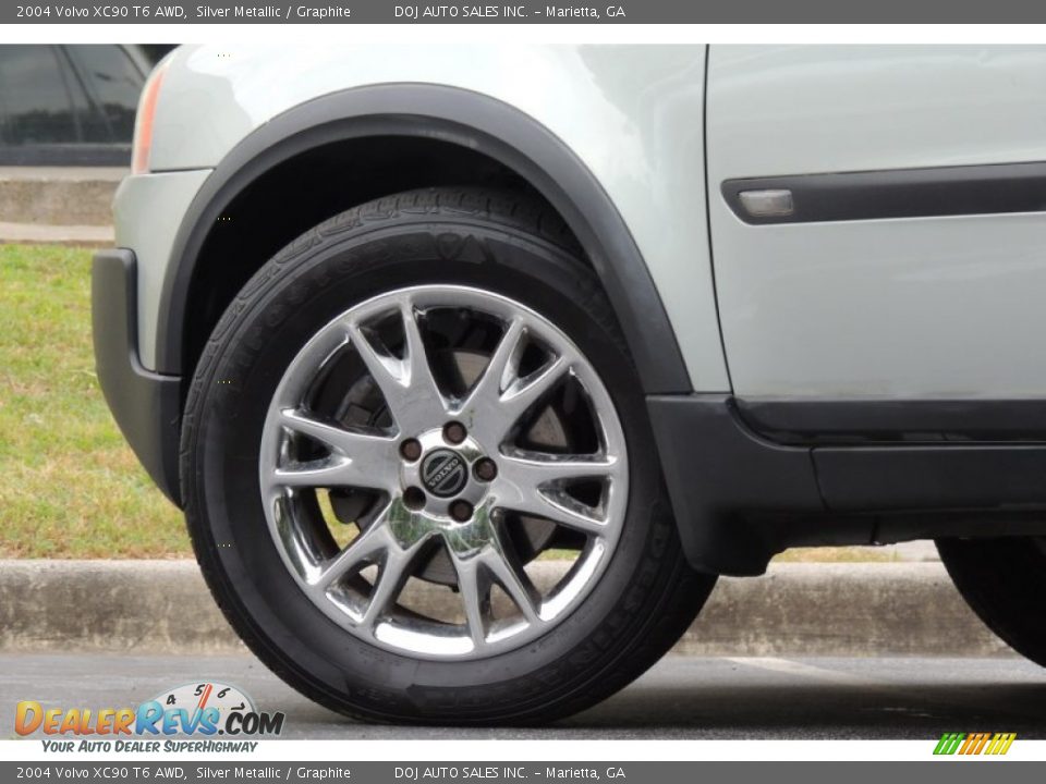 2004 Volvo XC90 T6 AWD Silver Metallic / Graphite Photo #11