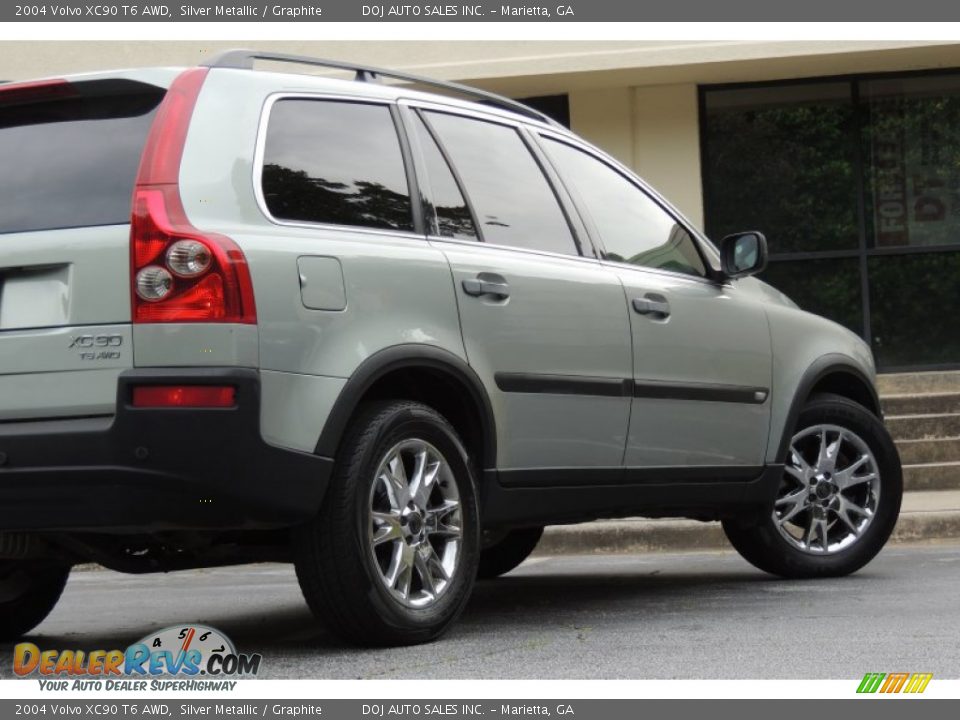 2004 Volvo XC90 T6 AWD Silver Metallic / Graphite Photo #12