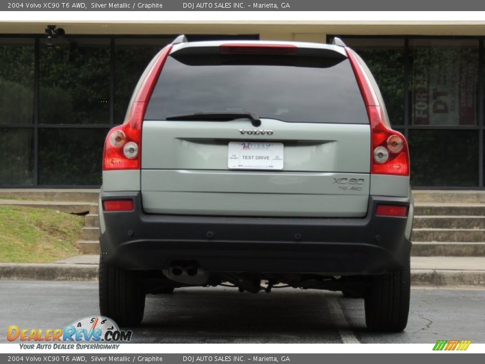 2004 Volvo XC90 T6 AWD Silver Metallic / Graphite Photo #13