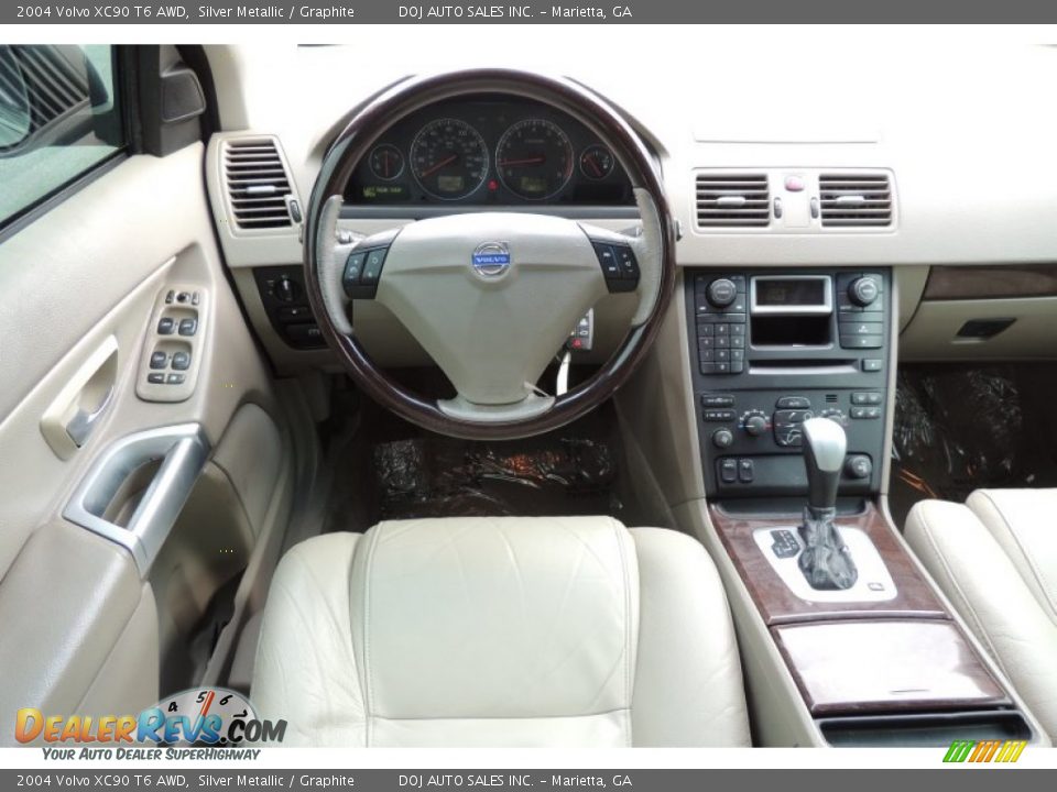 2004 Volvo XC90 T6 AWD Silver Metallic / Graphite Photo #15