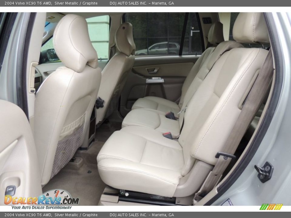 2004 Volvo XC90 T6 AWD Silver Metallic / Graphite Photo #24