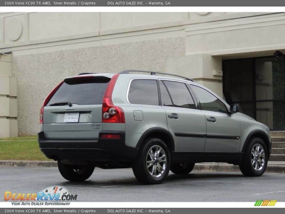 2004 Volvo XC90 T6 AWD Silver Metallic / Graphite Photo #29