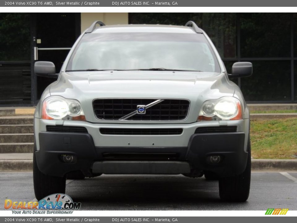 2004 Volvo XC90 T6 AWD Silver Metallic / Graphite Photo #30
