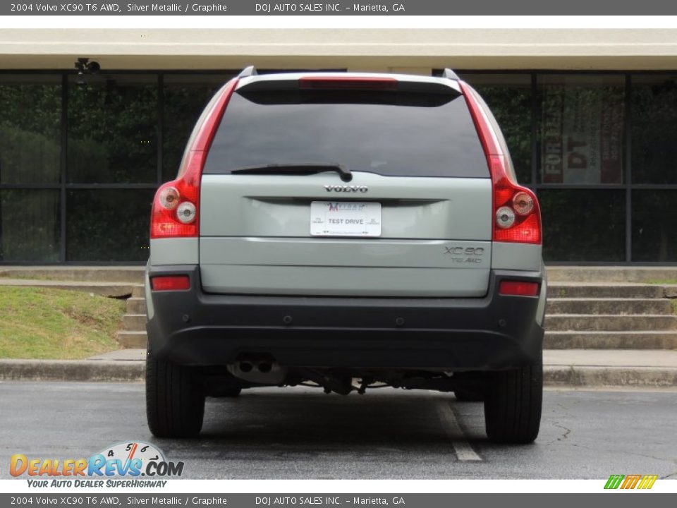 2004 Volvo XC90 T6 AWD Silver Metallic / Graphite Photo #31