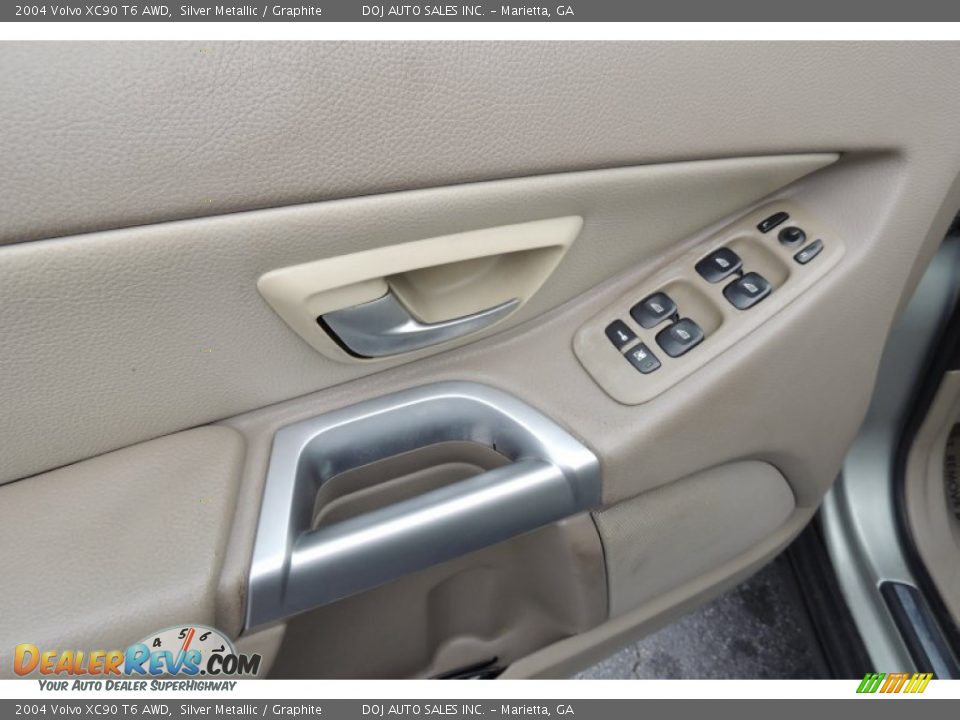 2004 Volvo XC90 T6 AWD Silver Metallic / Graphite Photo #33
