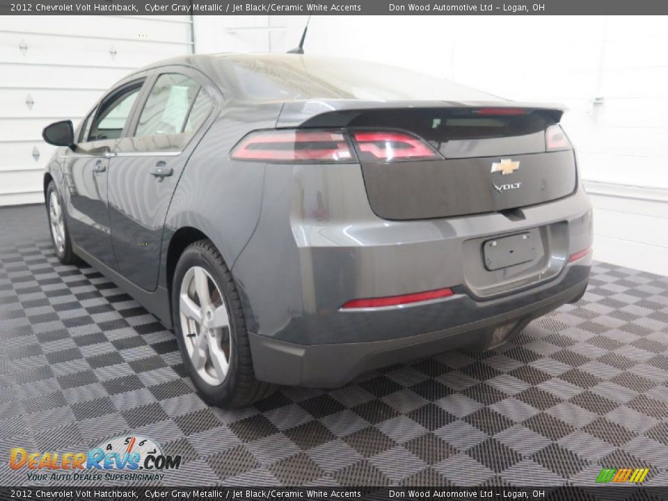 2012 Chevrolet Volt Hatchback Cyber Gray Metallic / Jet Black/Ceramic White Accents Photo #4
