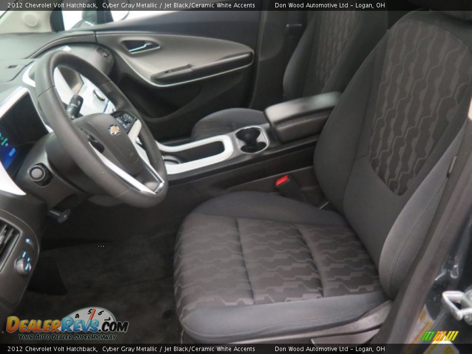 2012 Chevrolet Volt Hatchback Cyber Gray Metallic / Jet Black/Ceramic White Accents Photo #7