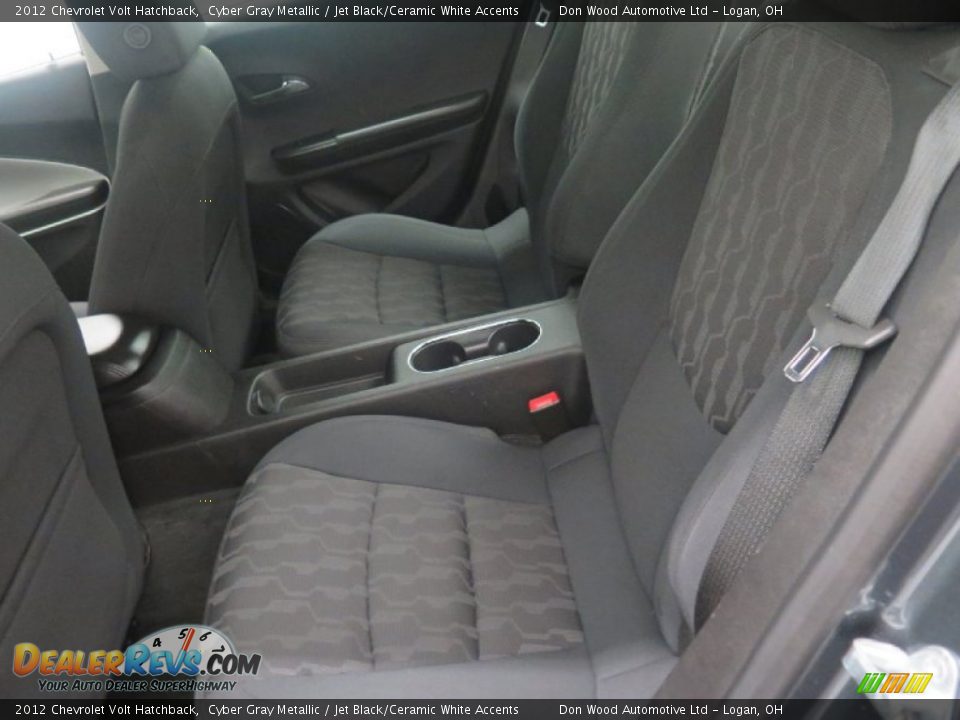 2012 Chevrolet Volt Hatchback Cyber Gray Metallic / Jet Black/Ceramic White Accents Photo #9