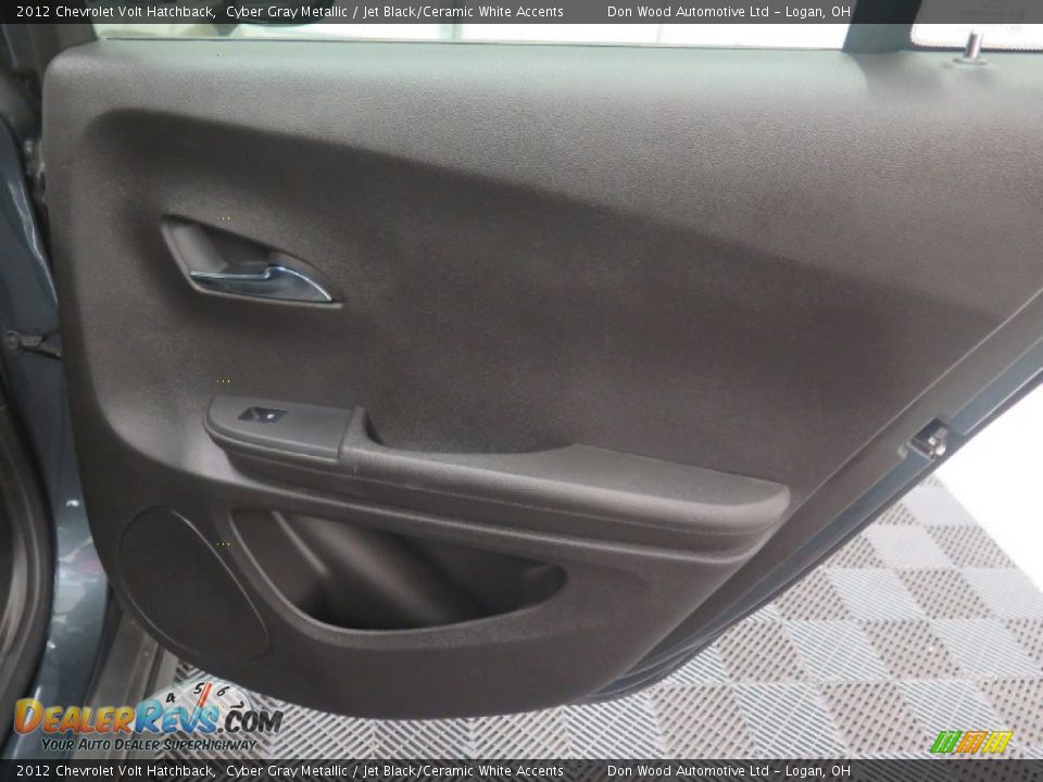 2012 Chevrolet Volt Hatchback Cyber Gray Metallic / Jet Black/Ceramic White Accents Photo #14