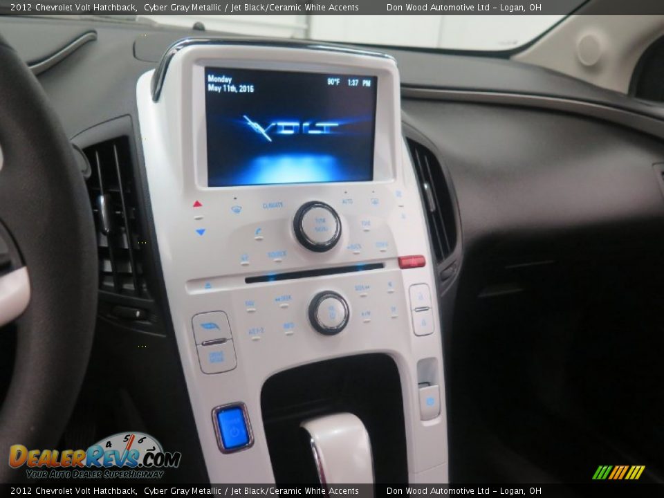 2012 Chevrolet Volt Hatchback Cyber Gray Metallic / Jet Black/Ceramic White Accents Photo #20