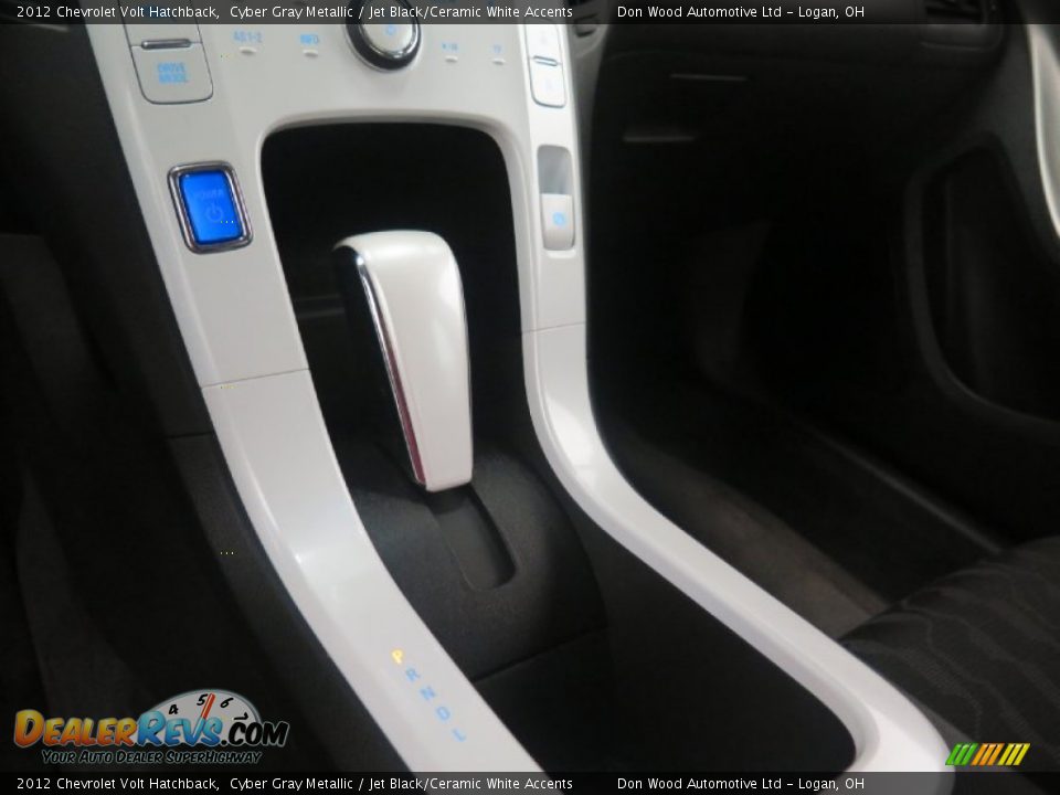 2012 Chevrolet Volt Hatchback Cyber Gray Metallic / Jet Black/Ceramic White Accents Photo #21