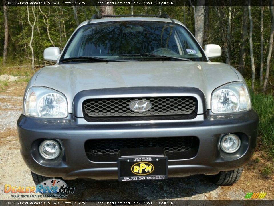 2004 Hyundai Santa Fe GLS 4WD Pewter / Gray Photo #2