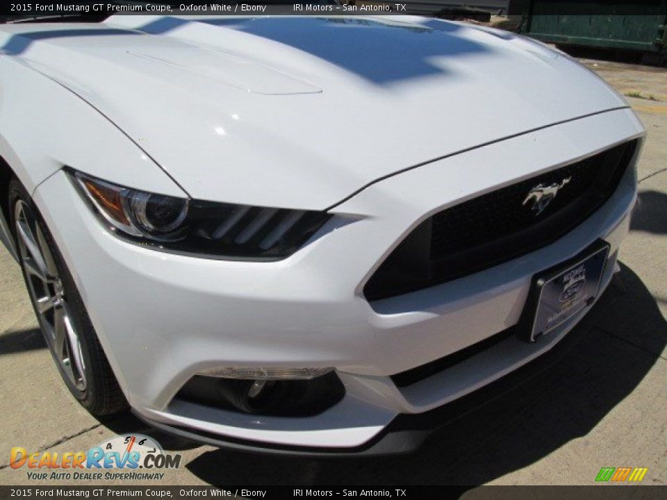 2015 Ford Mustang GT Premium Coupe Oxford White / Ebony Photo #2