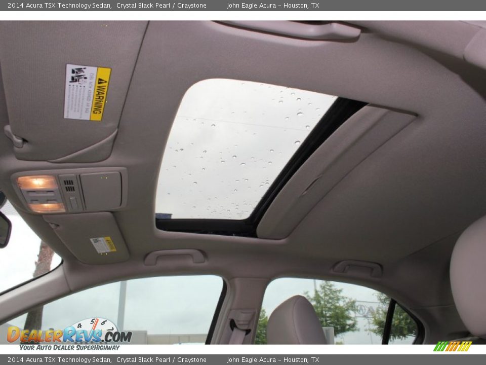 2014 Acura TSX Technology Sedan Crystal Black Pearl / Graystone Photo #13