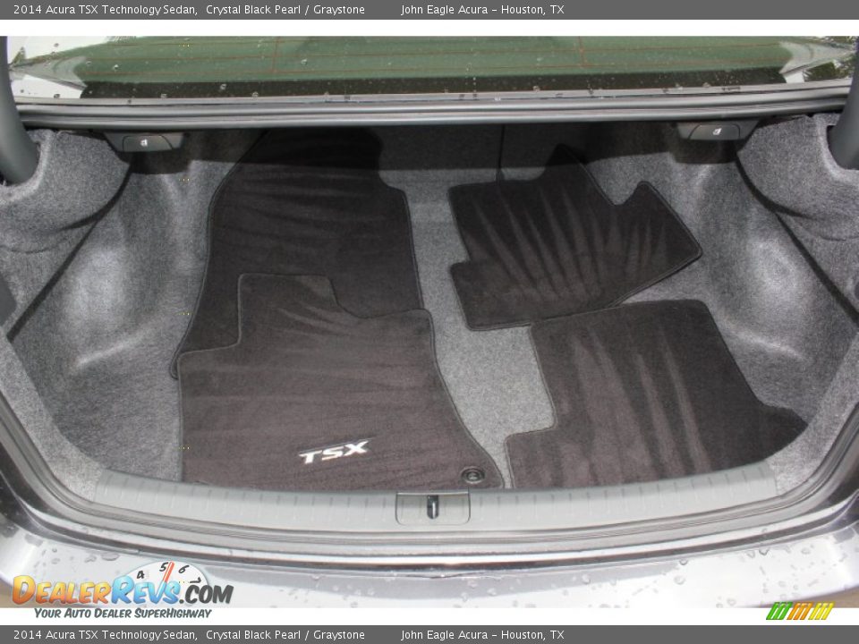 2014 Acura TSX Technology Sedan Crystal Black Pearl / Graystone Photo #16