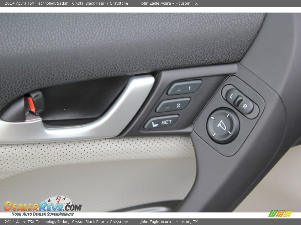 2014 Acura TSX Technology Sedan Crystal Black Pearl / Graystone Photo #22