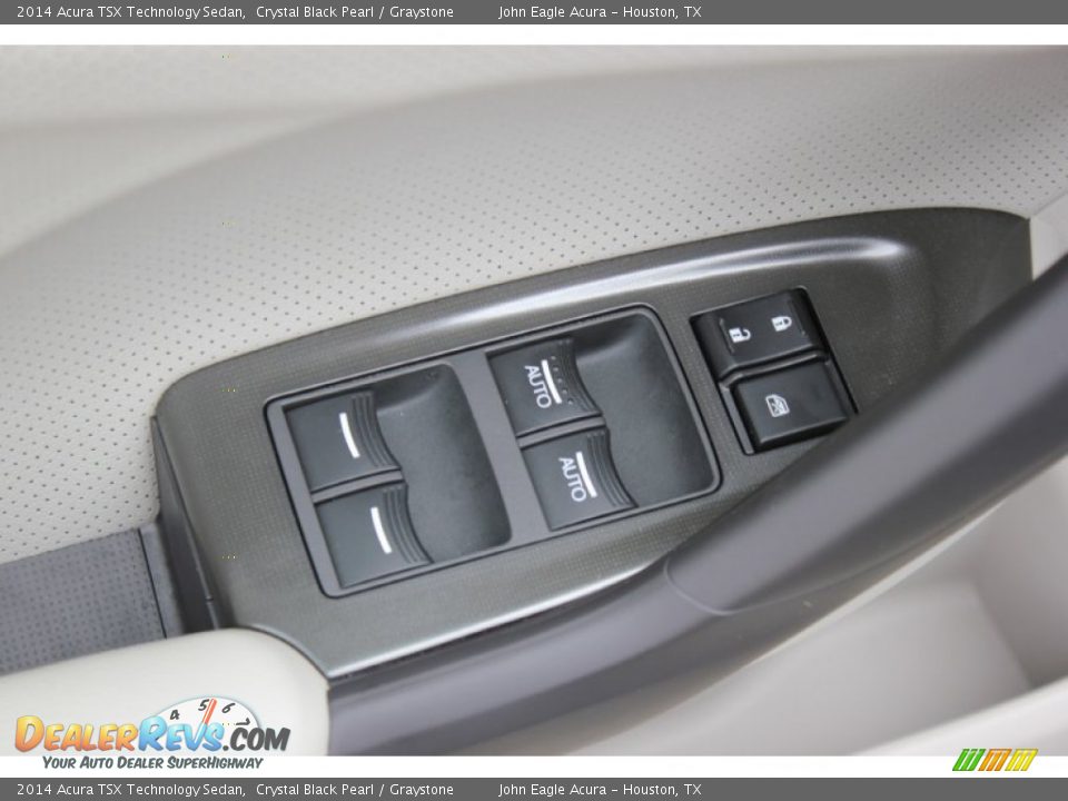 2014 Acura TSX Technology Sedan Crystal Black Pearl / Graystone Photo #23