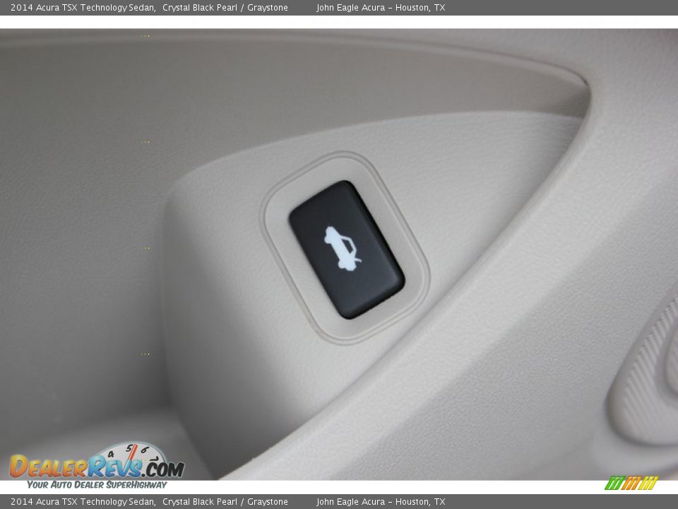 2014 Acura TSX Technology Sedan Crystal Black Pearl / Graystone Photo #24