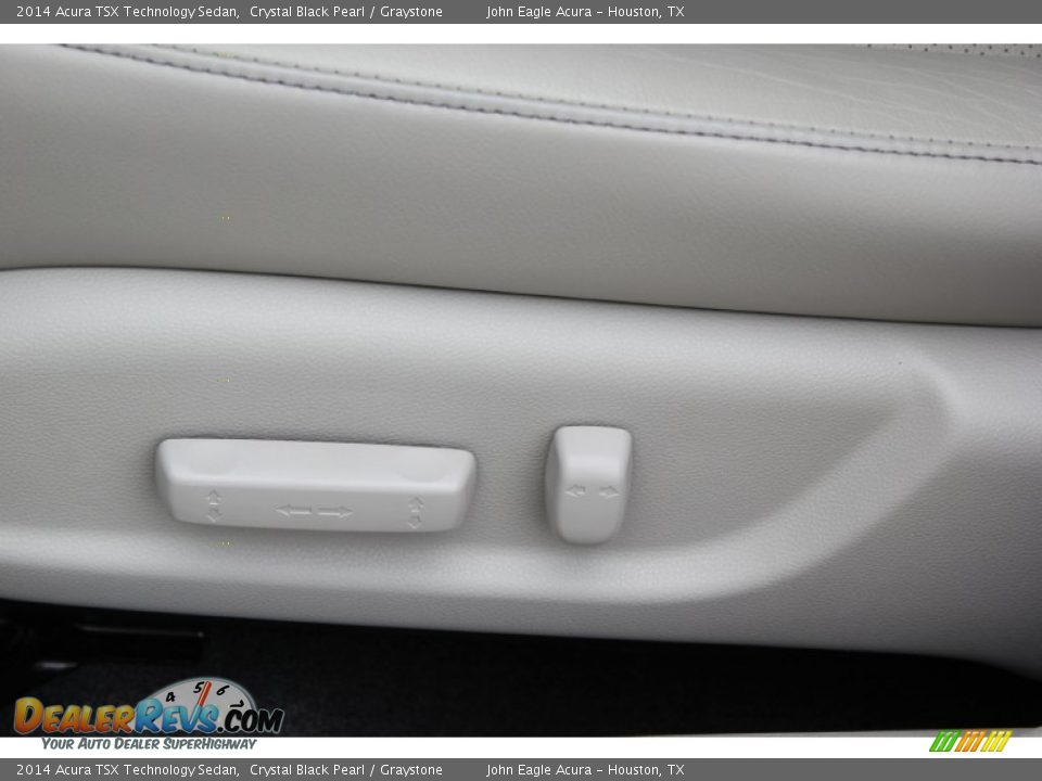 2014 Acura TSX Technology Sedan Crystal Black Pearl / Graystone Photo #25