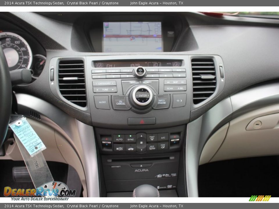 2014 Acura TSX Technology Sedan Crystal Black Pearl / Graystone Photo #28