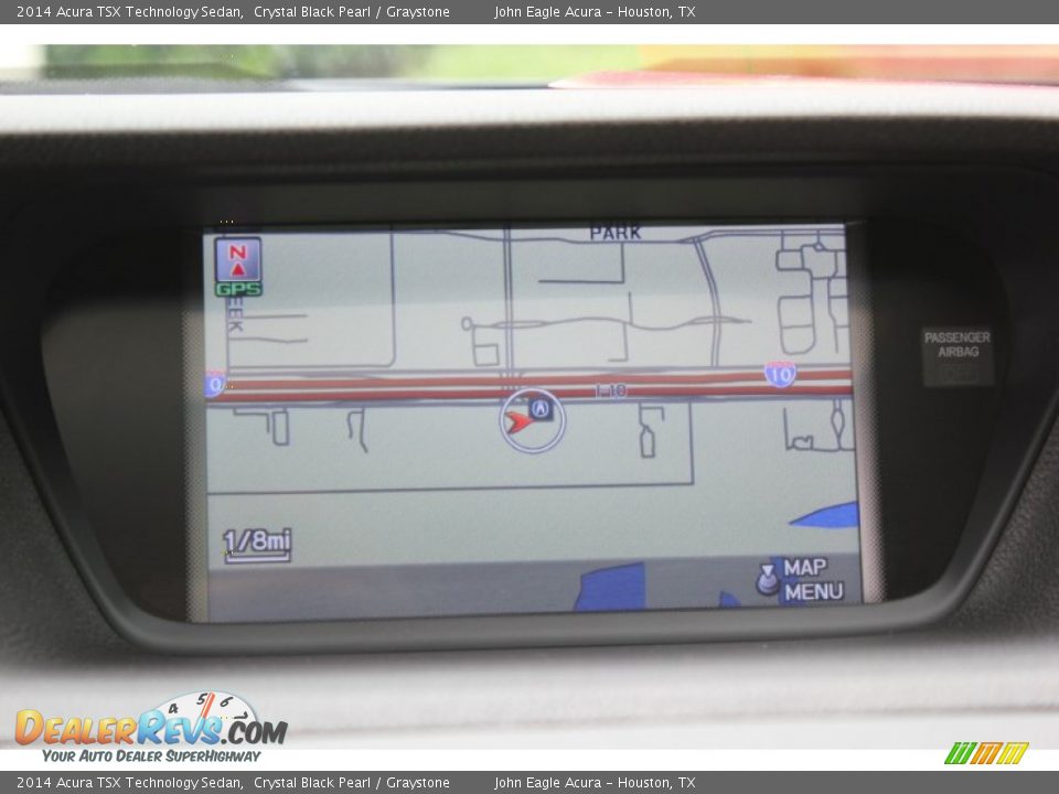 2014 Acura TSX Technology Sedan Crystal Black Pearl / Graystone Photo #29