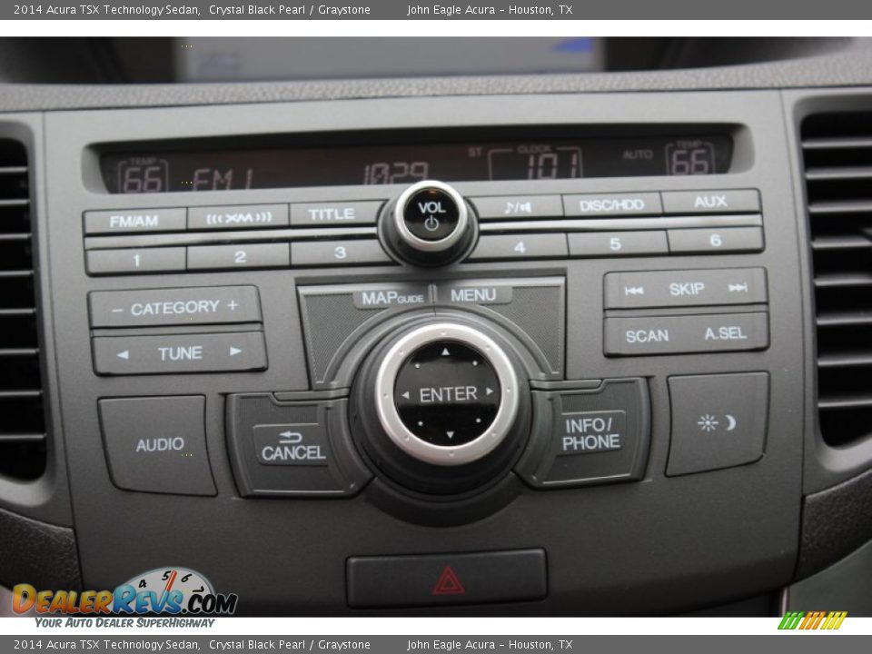 2014 Acura TSX Technology Sedan Crystal Black Pearl / Graystone Photo #31