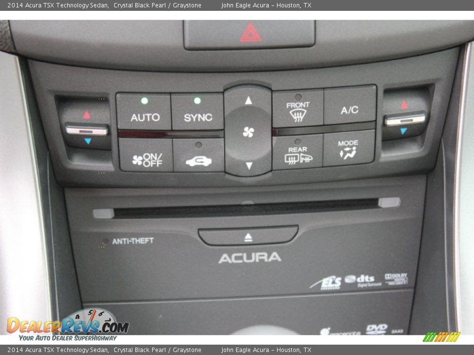 2014 Acura TSX Technology Sedan Crystal Black Pearl / Graystone Photo #32