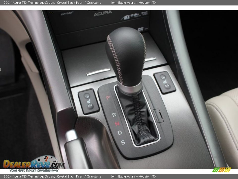 2014 Acura TSX Technology Sedan Crystal Black Pearl / Graystone Photo #33