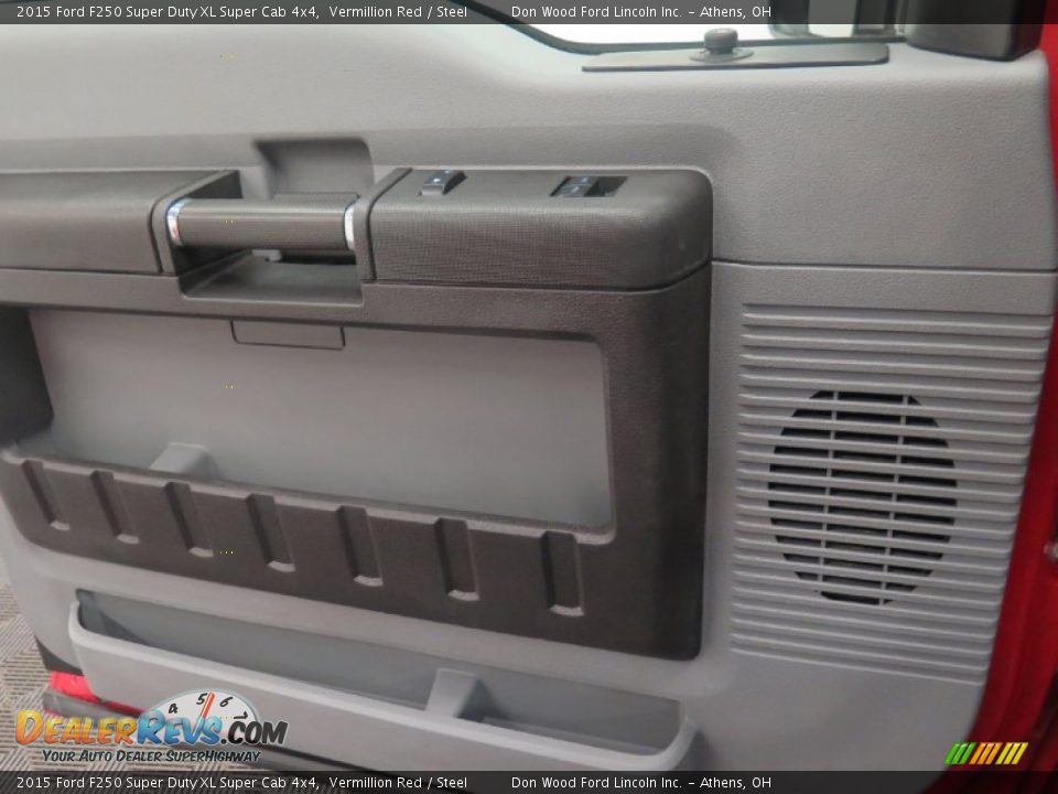 2015 Ford F250 Super Duty XL Super Cab 4x4 Vermillion Red / Steel Photo #10
