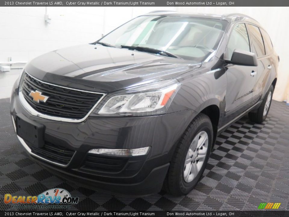 2013 Chevrolet Traverse LS AWD Cyber Gray Metallic / Dark Titanium/Light Titanium Photo #3