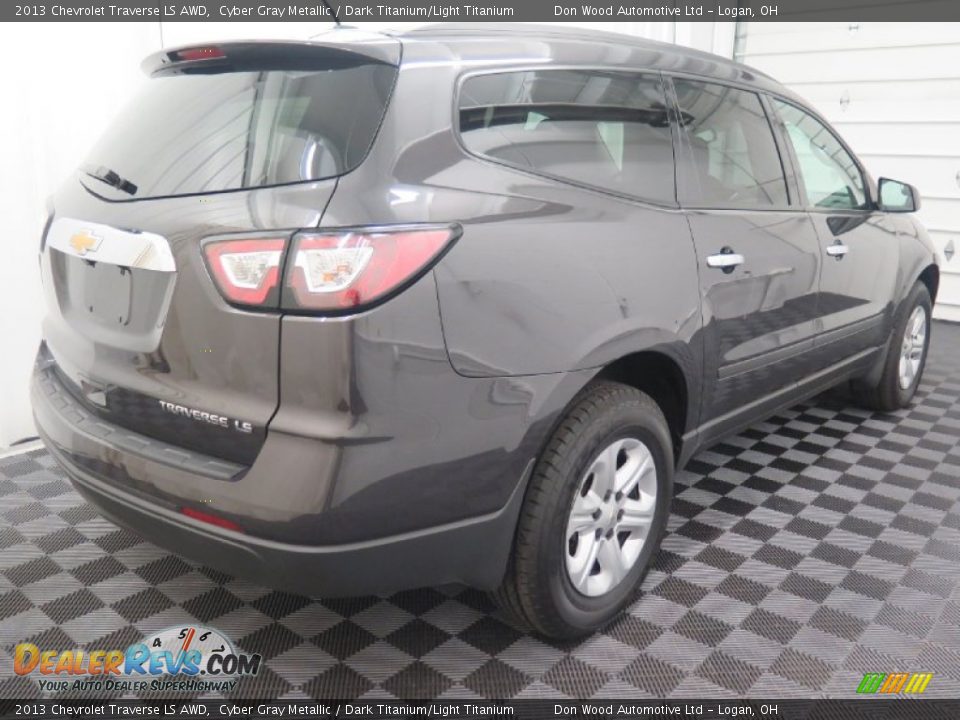 2013 Chevrolet Traverse LS AWD Cyber Gray Metallic / Dark Titanium/Light Titanium Photo #4