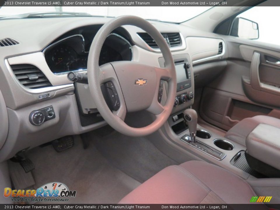 2013 Chevrolet Traverse LS AWD Cyber Gray Metallic / Dark Titanium/Light Titanium Photo #16