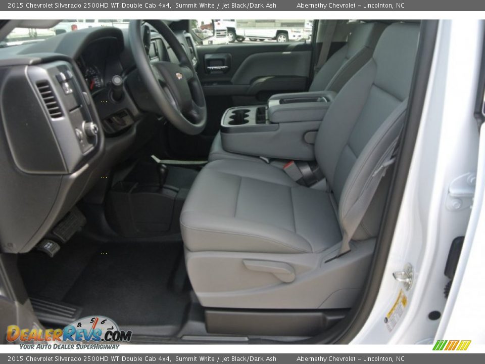 2015 Chevrolet Silverado 2500HD WT Double Cab 4x4 Summit White / Jet Black/Dark Ash Photo #7