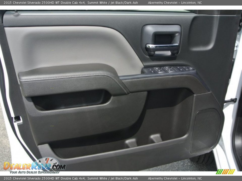 2015 Chevrolet Silverado 2500HD WT Double Cab 4x4 Summit White / Jet Black/Dark Ash Photo #8