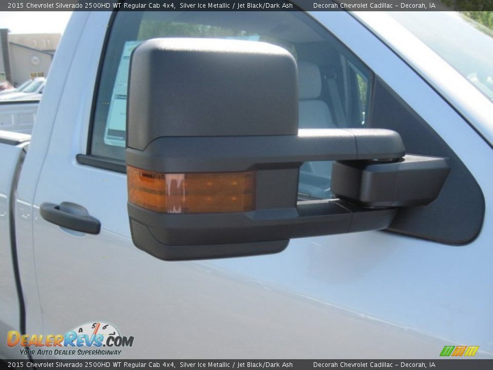 2015 Chevrolet Silverado 2500HD WT Regular Cab 4x4 Silver Ice Metallic / Jet Black/Dark Ash Photo #7