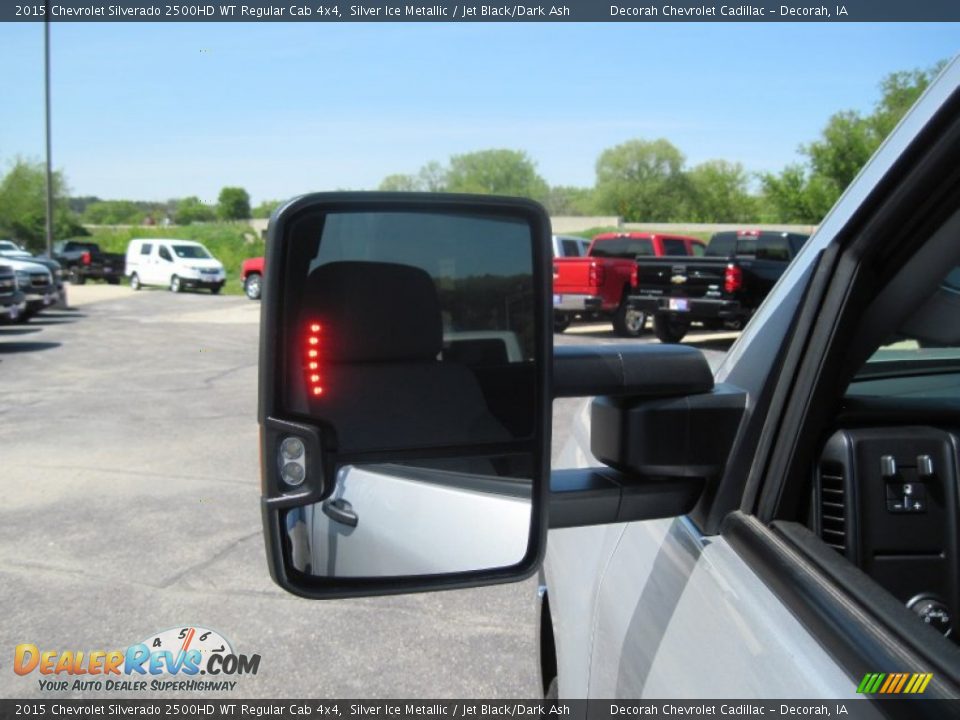 2015 Chevrolet Silverado 2500HD WT Regular Cab 4x4 Silver Ice Metallic / Jet Black/Dark Ash Photo #17