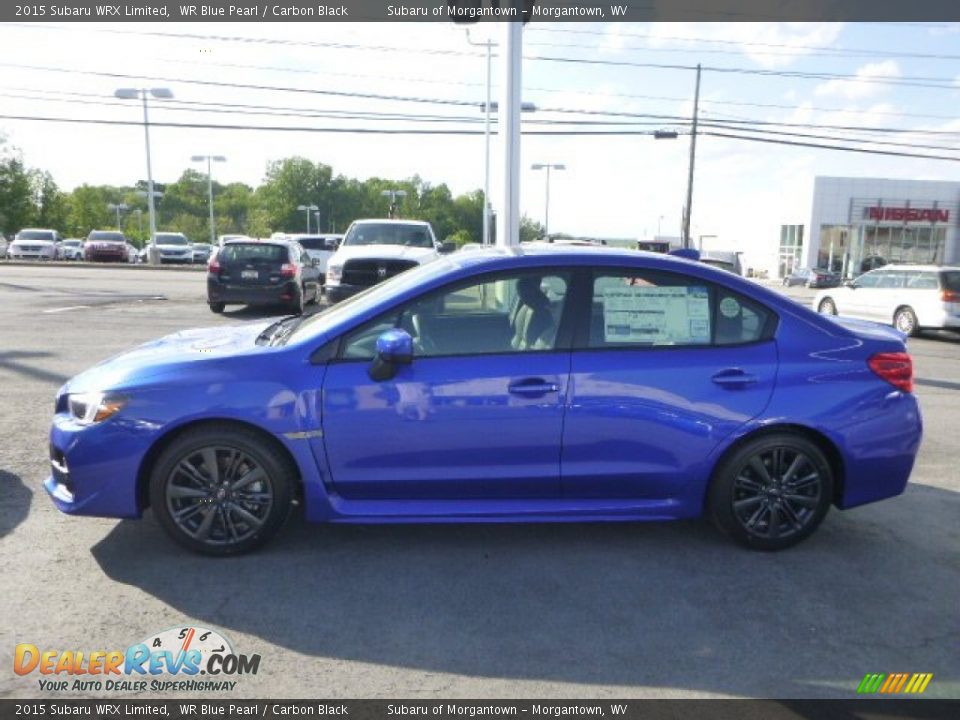 2015 Subaru WRX Limited WR Blue Pearl / Carbon Black Photo #2