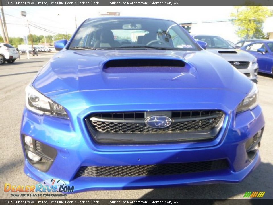 2015 Subaru WRX Limited WR Blue Pearl / Carbon Black Photo #7