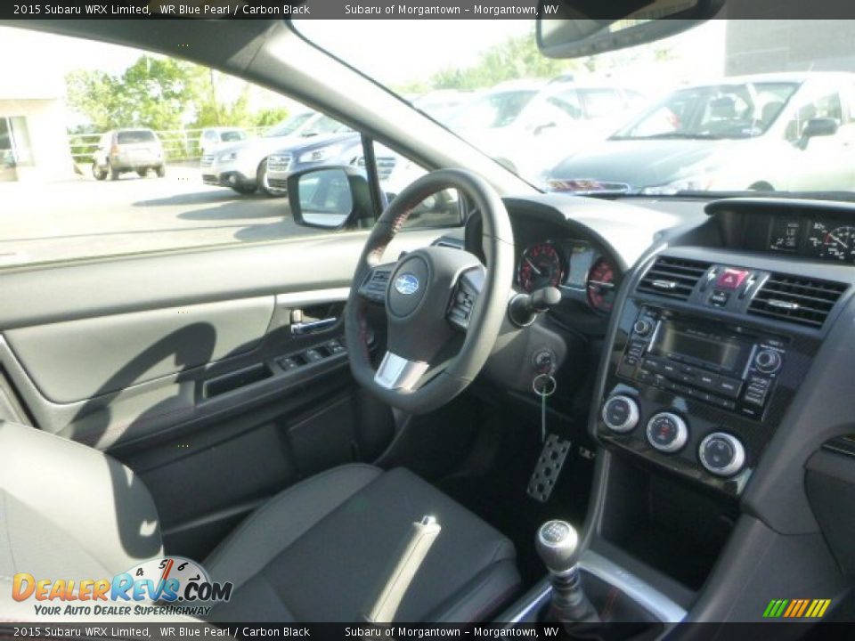 2015 Subaru WRX Limited WR Blue Pearl / Carbon Black Photo #9