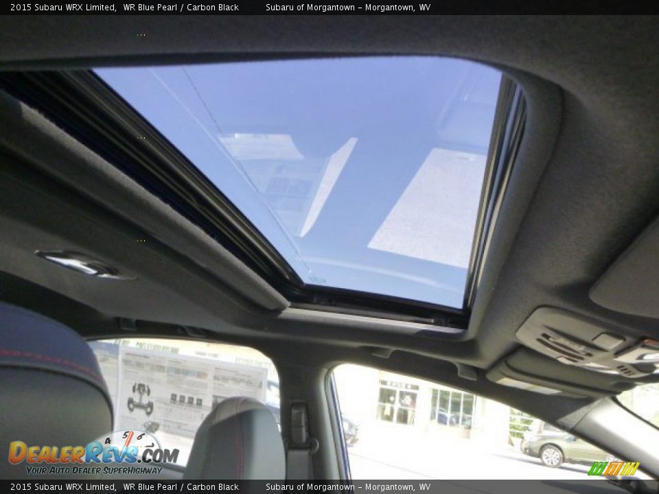 2015 Subaru WRX Limited WR Blue Pearl / Carbon Black Photo #10