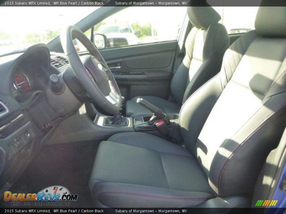 2015 Subaru WRX Limited WR Blue Pearl / Carbon Black Photo #13