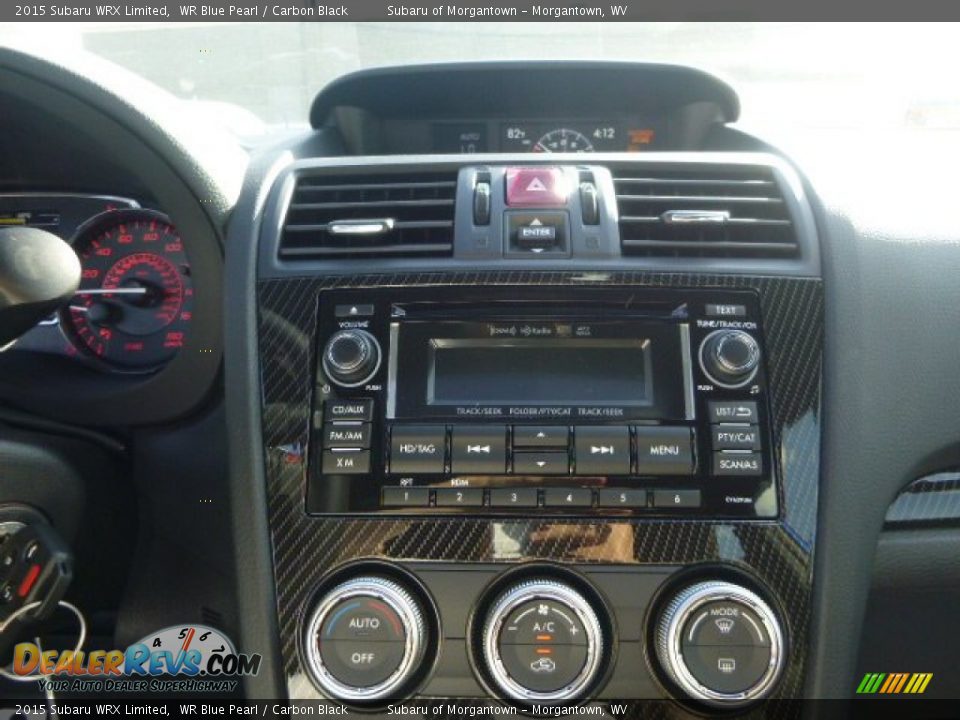 2015 Subaru WRX Limited WR Blue Pearl / Carbon Black Photo #17