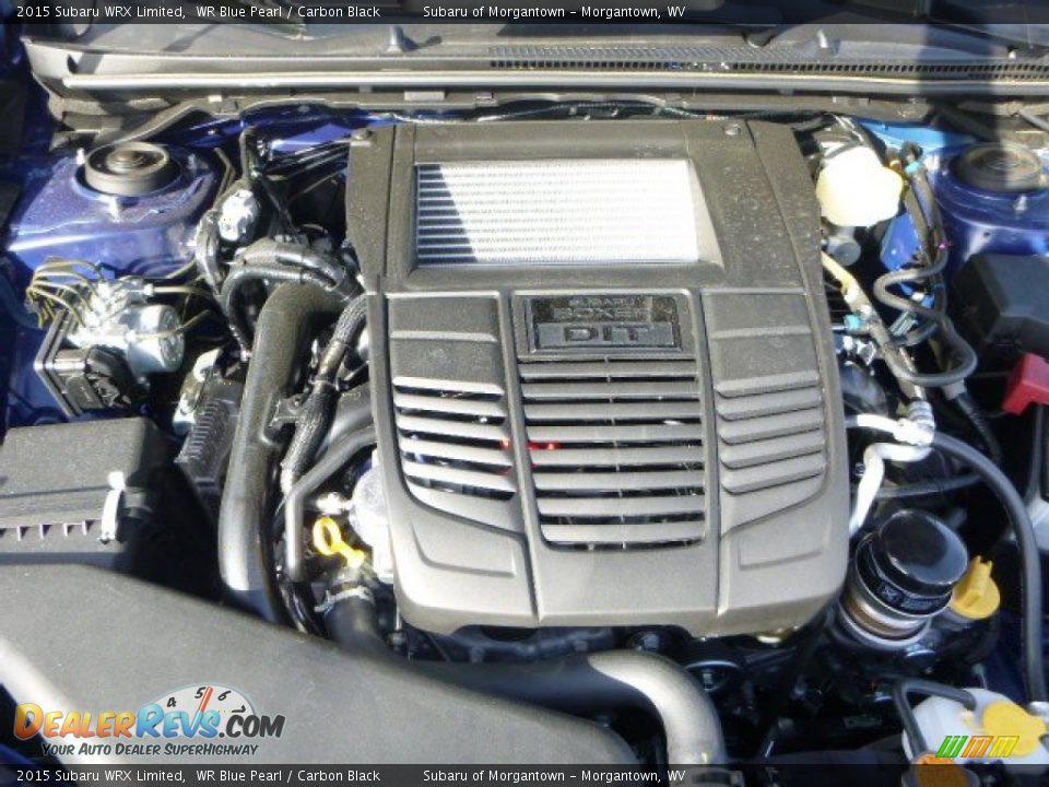 2015 Subaru WRX Limited WR Blue Pearl / Carbon Black Photo #18