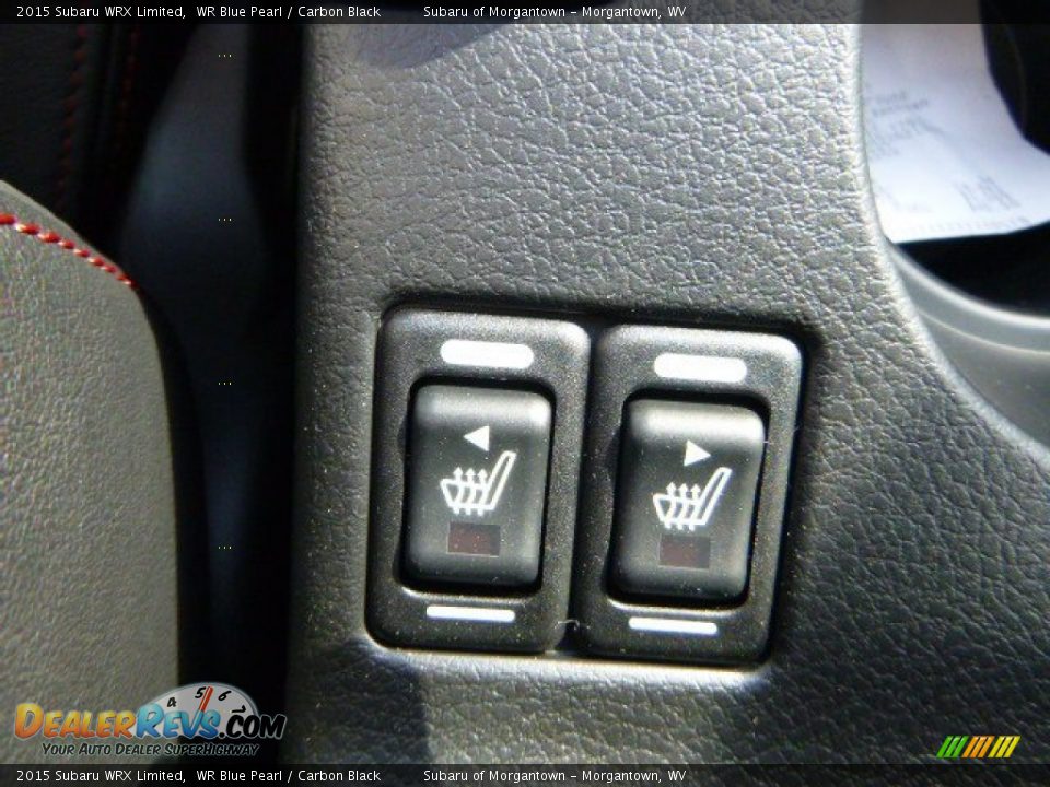 2015 Subaru WRX Limited WR Blue Pearl / Carbon Black Photo #19