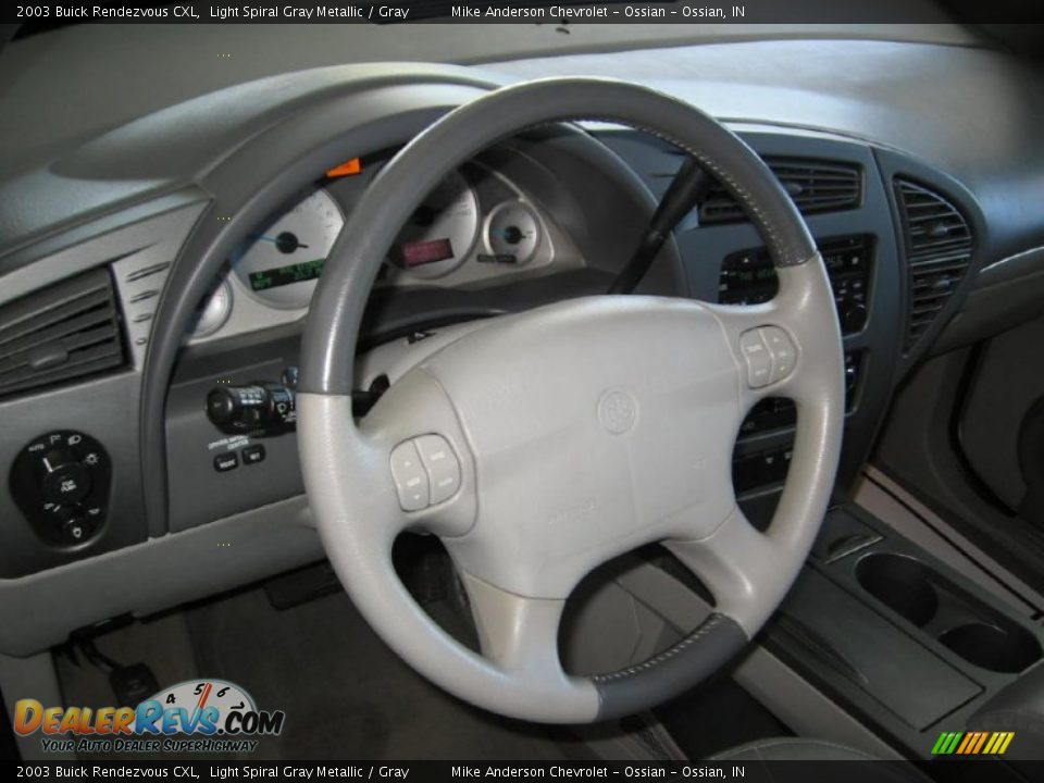 2003 Buick Rendezvous CXL Light Spiral Gray Metallic / Gray Photo #6