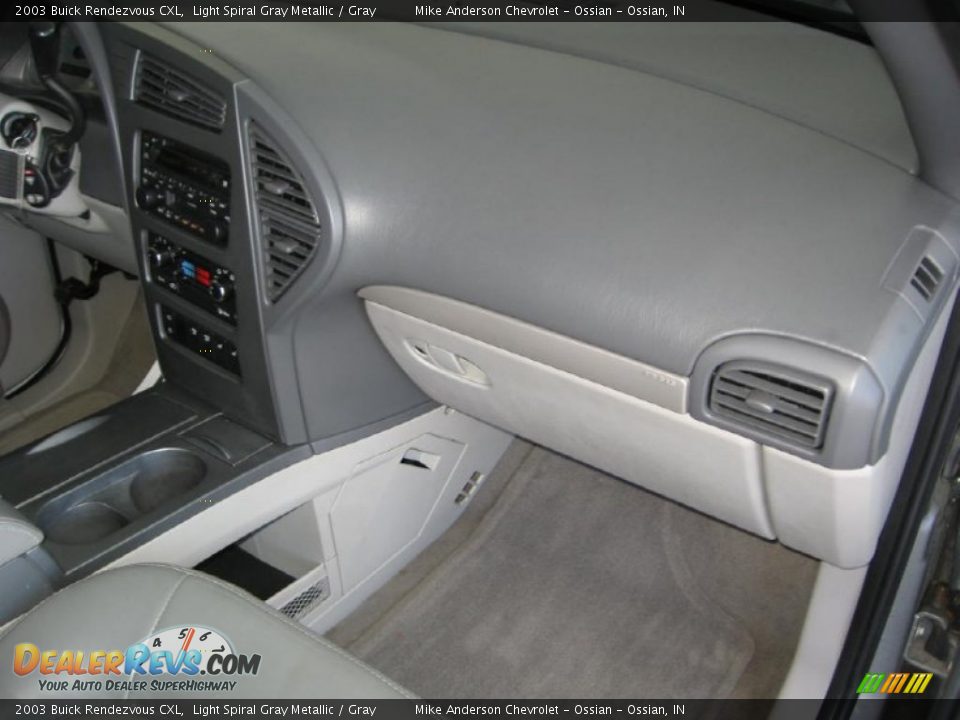 2003 Buick Rendezvous CXL Light Spiral Gray Metallic / Gray Photo #13